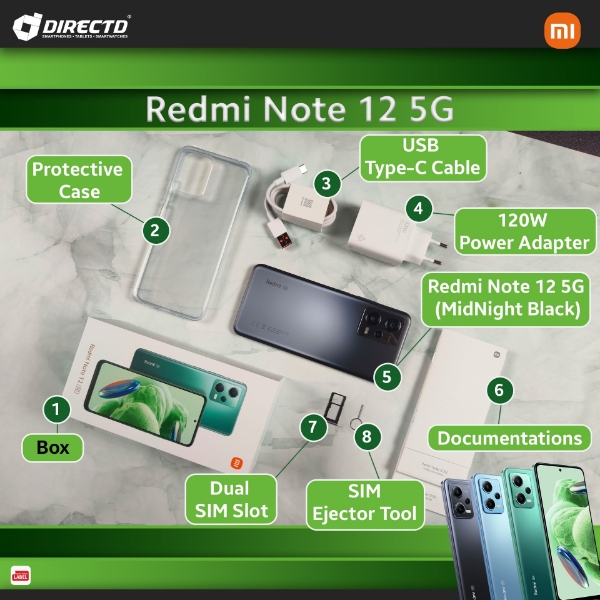 Picture of Redmi Note 12 5G [8GB RAM | 256GB ROM] 