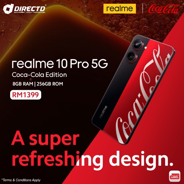 Picture of [LIMITED EDITION] realme 10 Pro 5G Coca-Cola Edition [8GB RAM | 256GB ROM]