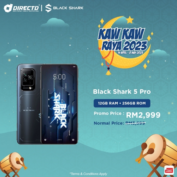 Picture of Black Shark 5 Pro [READY STOCK] KAW KAW RAYA 2023🌙