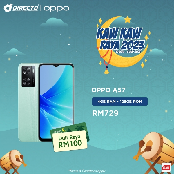 Picture of OPPO A57 4G [2022] [4GB RAM + 128GB ROM] KAW KAW RAYA 2023🌙