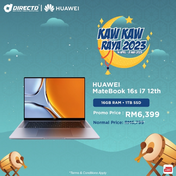 Picture of [NEW] HUAWEI MateBook 16s | KAW KAW RAYA 2023🌙