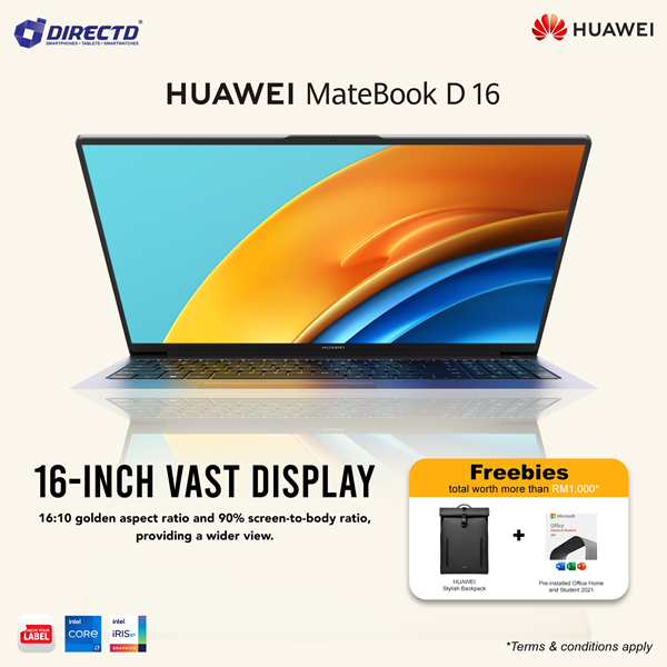 Picture of HUAWEI MateBook D16 + FREEBIES