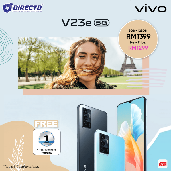 Picture of [NEWLY REDUCED PRICE] VIVO V23e 5G [8GB +4GB RAM | 128GB ROM] FREE 1 Year Extended Warranty