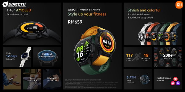 DirectD Retail & Wholesale Sdn. Bhd. - Online Store. Xiaomi Watch S1 Active
