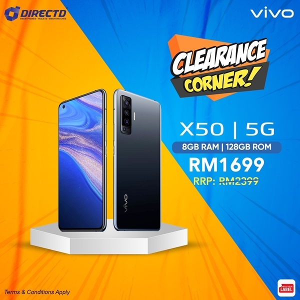 Picture of VIVO X50 5G [8GB RAM | 128GB ROM] CLEARANCE CORNER!