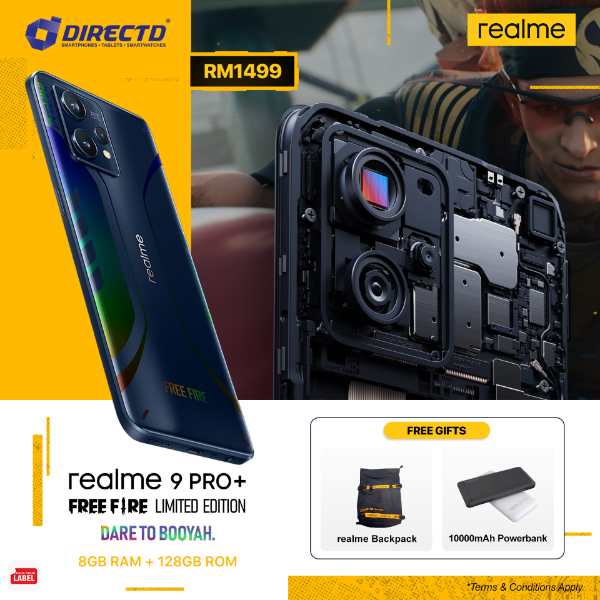 Realme 9 Pro Plus Free Fire Limited Edition 5G Smartphone [8GB + 5GB RAM +  128GB ROM] 1 Year Warranty by realme Malaysia, Mobile Phones & Gadgets,  Mobile Phones, Android Phones, Android Others on Carousell