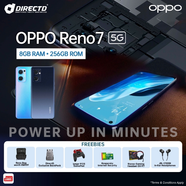 Picture of OPPO Reno7 5G | Reno 7 5G [8+5GB RAM/256GB ROM] + Freebies