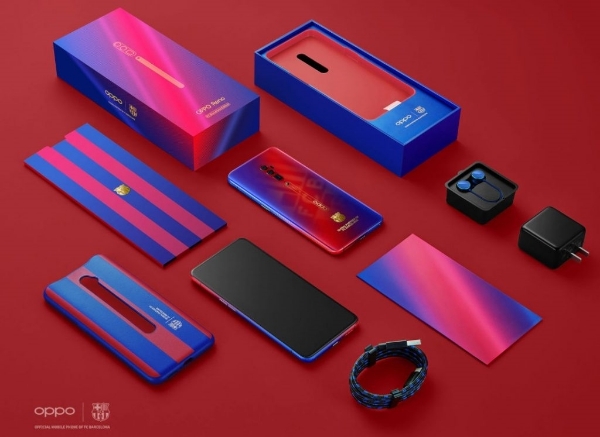 Picture of OPPO RENO FC BARCELONA EDITION (8GB RAM | 256GB ROM) ORIGINAL Set