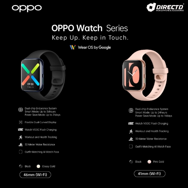 DirectD Retail & Wholesale Sdn. Bhd. - Online Store. OPPO Watch (41mm)  Original by Oppo Malaysia!