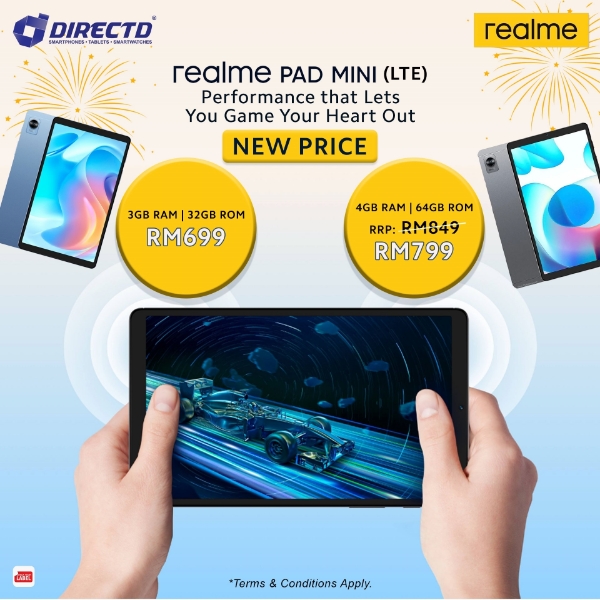 [NEW MODEL] realme pad mini LTE