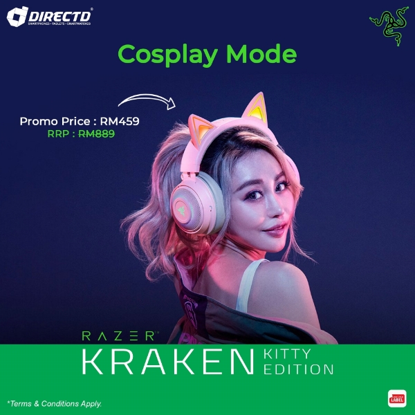 Picture of Razer Kraken Kitty - Chroma USB Gaming Headset