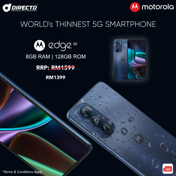 Picture of MOTO Edge 30 5G - PROMO PRICE RM1399!