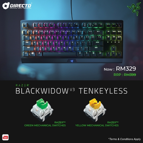 Picture of Razer BlackWidow V3 Tenkeyless