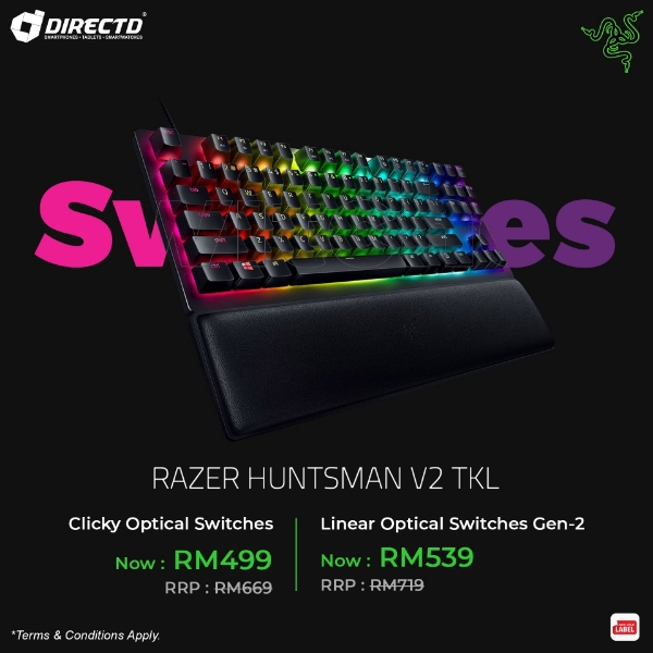 Picture of Razer Huntsman V2 Tenkeyless