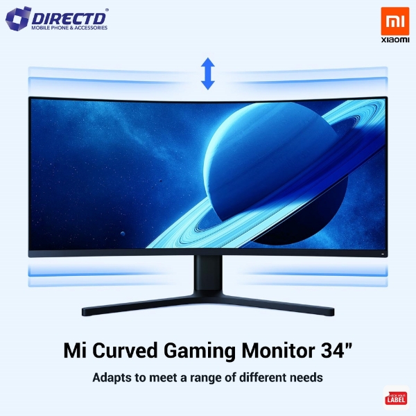 Picture of Xiaomi Mi Curved Gaming Monitor 34" (144Hz | 2K resolution | 4ms) ORIGINAL by XIAOMI Malaysia