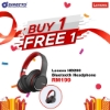 Picture of LENOVO HD200 Wireless Headphones Bluetooth 5.0 Headset (Subwoofer | Sports Running Headset | Noise Cancelling Stereo mic earphones)