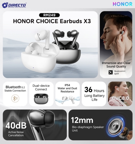 Picture of HONOR CHOICE Earbuds X3 