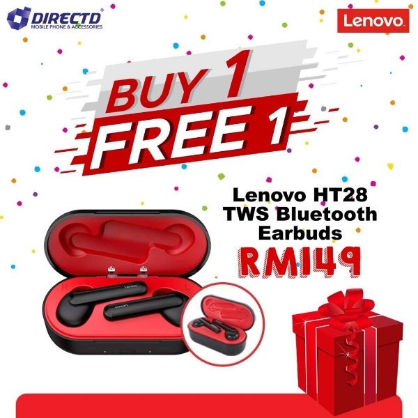 Picture of LENOVO True Wireless (TWS) Bluetooth Headset HT28 -  BUY 1 FREE 1 PROMO😱