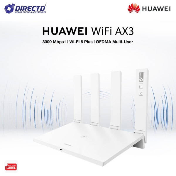 Picture of Huawei Wifi AX3 (Wi-Fi 6 Plus 3000Mbps | Huawei Share | Quad Core 1.4GHz CPU) CLEARANCE SALE