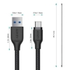 Picture of AUKEY Braided Nylon USB 3.1 USB A To USB C Cable