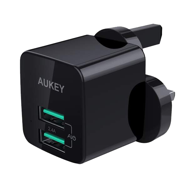 Picture of AUKEY 12W Universal Dual Port AiPower Mini Portable Travel Charger