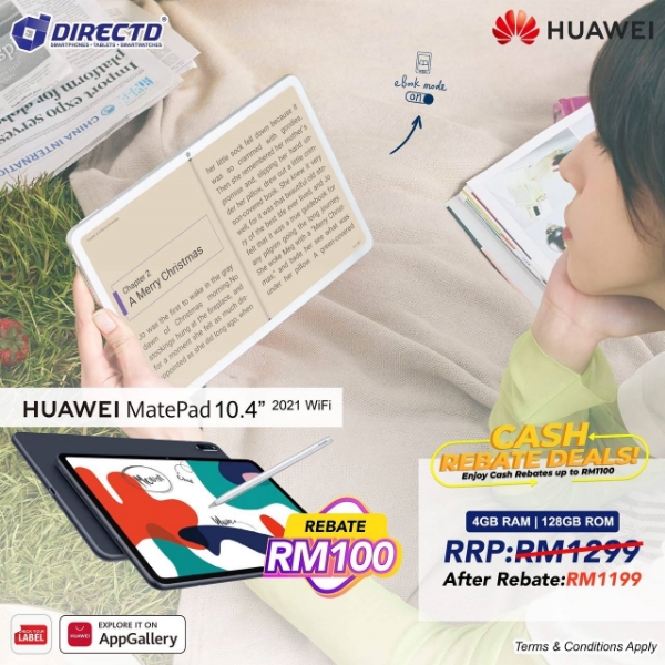 Picture of HUAWEI MatePad 10.4 WiFi 2021 (10.4" | 4GB RAM | 128GB ROM)