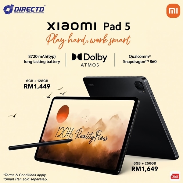 DirectD Retail & Wholesale Sdn. Bhd.   Online Store. Xiaomi Pad 5