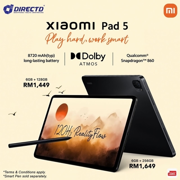 DirectD Retail & Wholesale Sdn. Bhd. - Online Store. Xiaomi Pad 5, Mi Pad 5  [6GB RAM