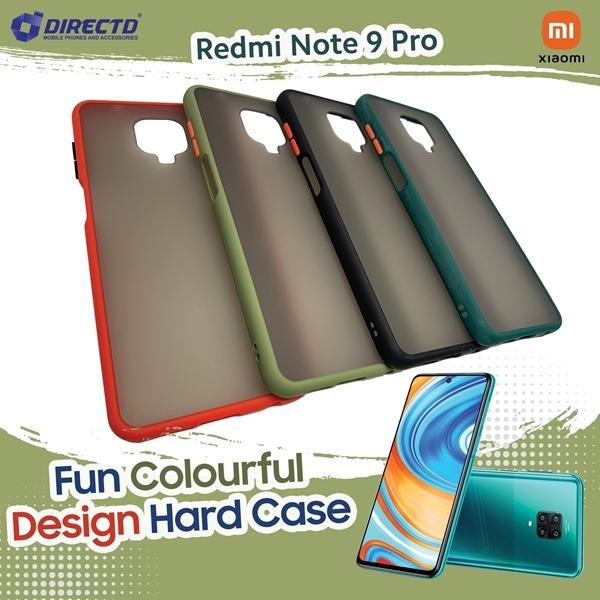 Picture of FUN Colourful Design Hard Case for XIAOMI REDMI NOTE 9 PRO - PERFECT FITTING! Available in 6 colors