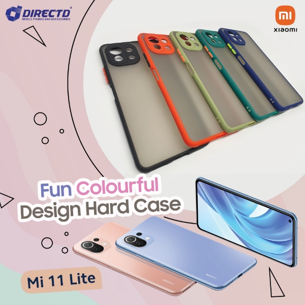 Picture of FUN Colourful Design Hard Case for XIAOMI Mi 11 lite - PERFECT FITTING! Available in 6 colors