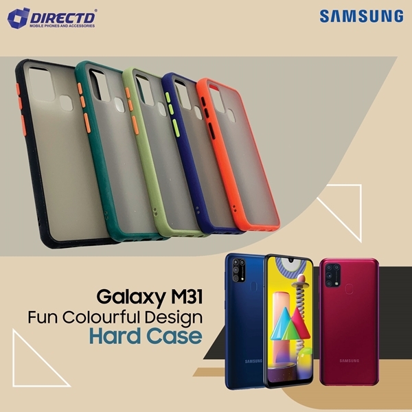 Picture of FUN Colourful Design Hard Case for SAMSUNG Galaxy M31- PERFECT FITTING! Available in 6 colors