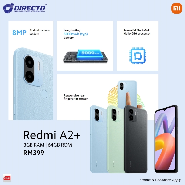 Picture of Redmi A2+ [3GB RAM + 64GB ROM] | Merdeka SALE🇲🇾