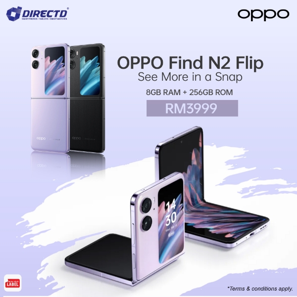 DirectD Retail & Wholesale Sdn. Bhd. - Online Store. Oppo Find N2 Flip [8GB  RAM