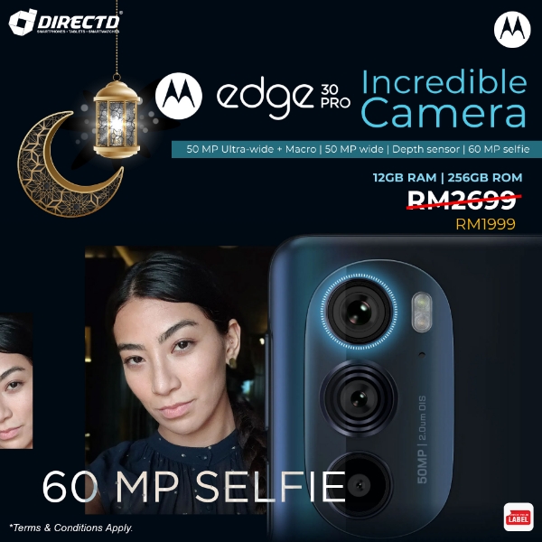 Picture of MOTO Edge 30 Pro  [12GB RAM | 256GB ROM | S.DRAGON 8 Gen 1] 