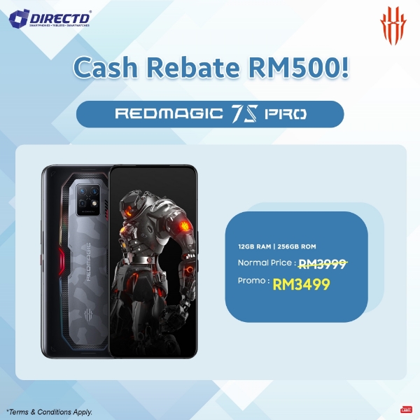 Picture of RedMagic 7S Pro [12GB + 256GB ROM | 18GB + 512GB ROM] REBATE😱