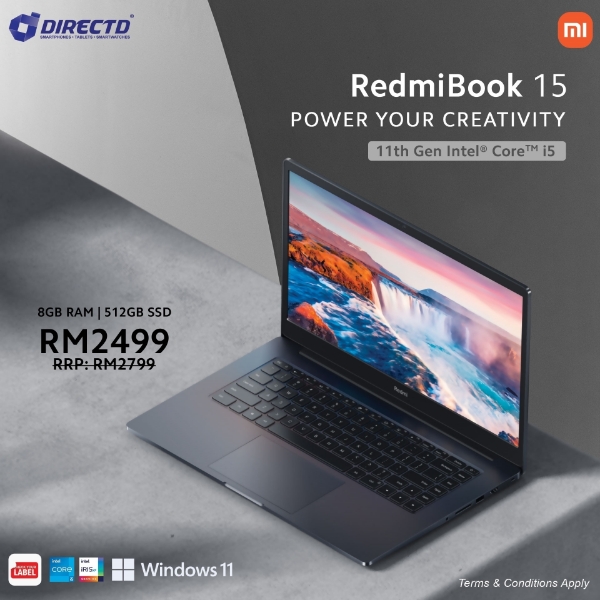 Picture of RedmiBook 15 [i5-11300H | 8GB RAM | 512GB SSD] 