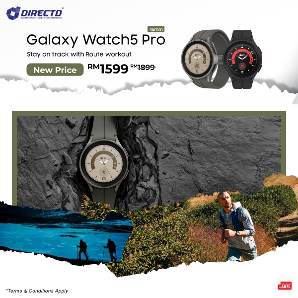 Picture of [NEW PRICE] SAMSUNG Galaxy Watch5 Pro | Galaxy Watch 5 Pro