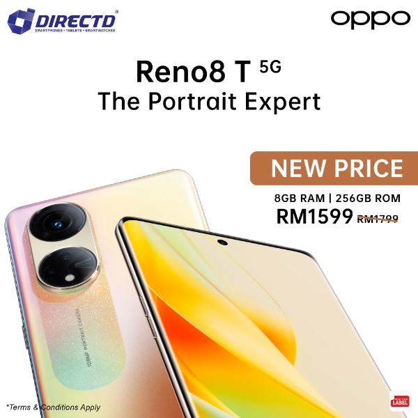 Picture of [NEW PRICE] OPPO Reno8 T 5G | Reno 8T 5G [8GB RAM | 256GB ROM]