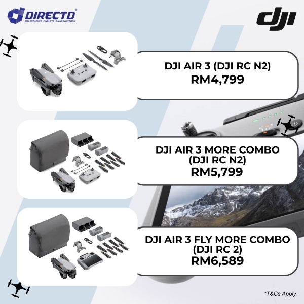 Picture of 🆕DJI AIR 3 - ORIGINAL product by DJI Malaysia