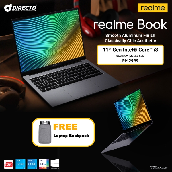 Picture of realme Book laptop [2 Years Warranty | 2K Full Vision Display | 11th Gen Intel Core Processor]