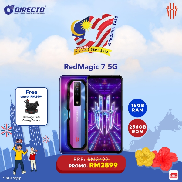 Picture of Nubia RedMagic 7 5G | Red Magic 7 | Free TWS Gaming Earbuds | Merdeka SALE🇲🇾