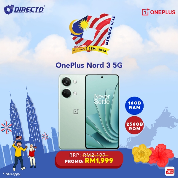 DirectD Retail & Wholesale Sdn. Bhd. - Online Store. OnePlus Nord 3 5G [16GB  RAM