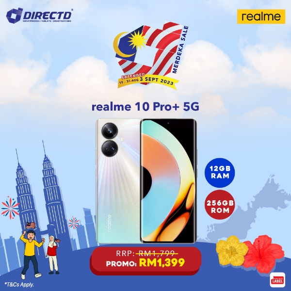 Picture of realme 10 Pro+ 5G [12GB RAM | 256GB ROM] - Merdeka SALE🇲🇾