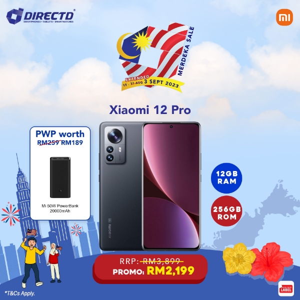 Picture of Xiaomi 12 Pro [12GB RAM | 256GB ROM] Merdeka SALE🇲🇾