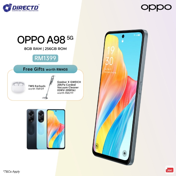 DirectD Retail & Wholesale Sdn. Bhd. - Online Store. [NEW] OPPO A98 5G  [8+8GB RAM