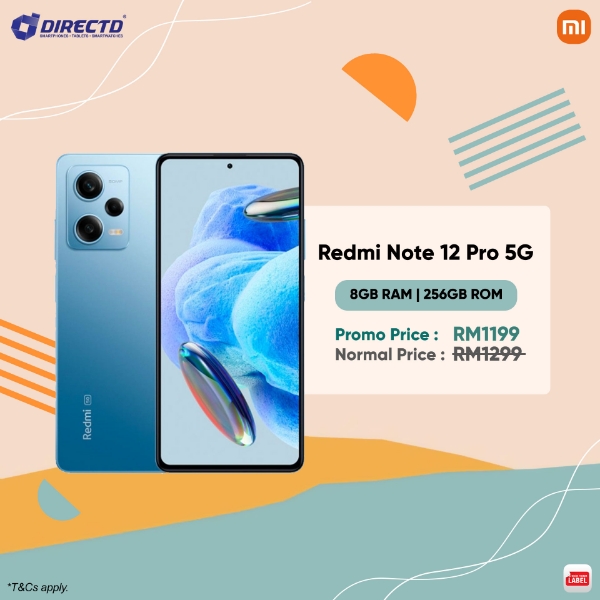Picture of [RM100 OFF] Xiaomi Redmi Note 12 Pro 5G [8GB RAM | 256GB ROM]
