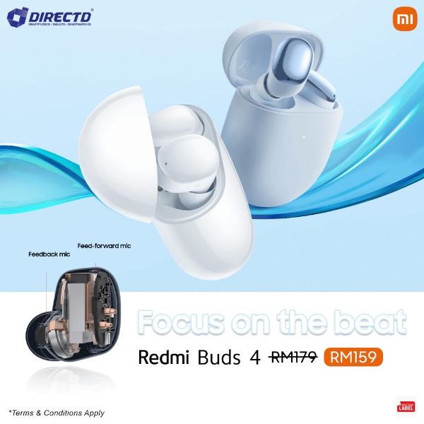 DirectD Retail & Wholesale Sdn. Bhd. - Online Store. Xiaomi Redmi Buds 4