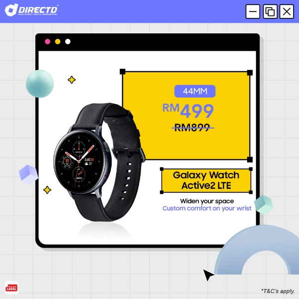Picture of SAMSUNG GALAXY WATCH Active 2 - 44MM (LTE)	