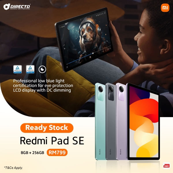 DirectD Retail & Wholesale Sdn. Bhd. - Online Store. Redmi Pad SE [8GB RAM