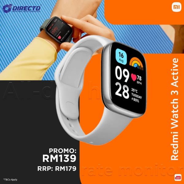 DirectD Retail & Wholesale Sdn. Bhd. - Online Store. Redmi Watch 3 Active